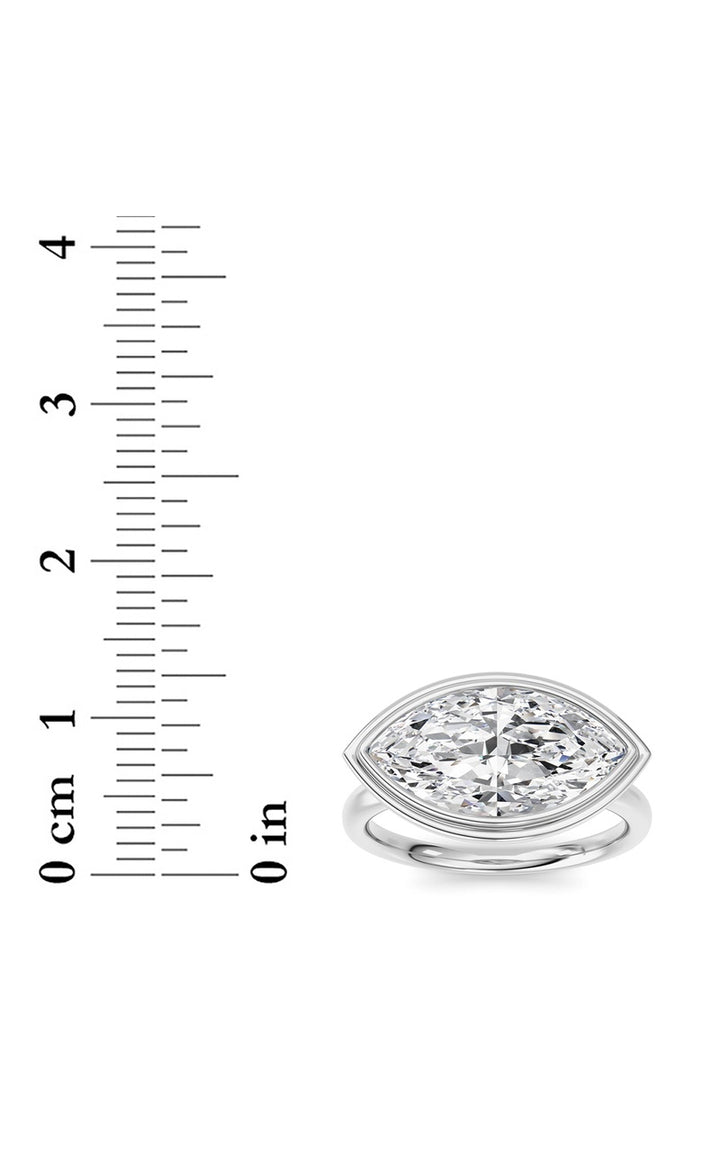 14K White Gold Ring KJ03333R.MQ-3-21F
