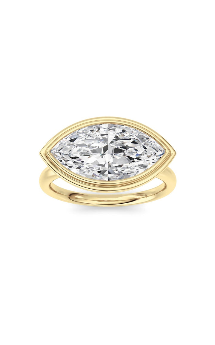 14K White Gold Ring KJ03333R.MQ-3-21F