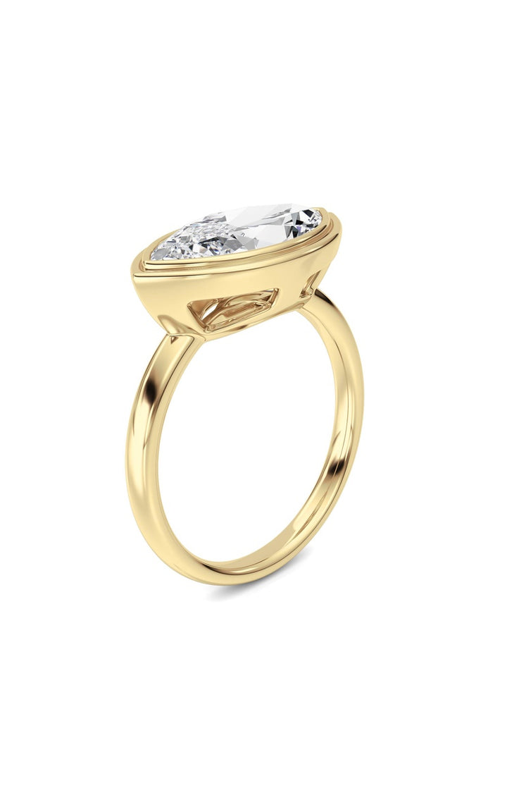 14K White Gold Ring KJ03333R.MQ-3-21F