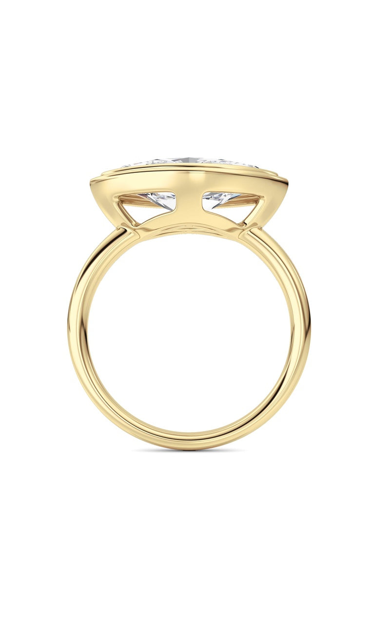 14K White Gold Ring KJ03333R.MQ-3-21F
