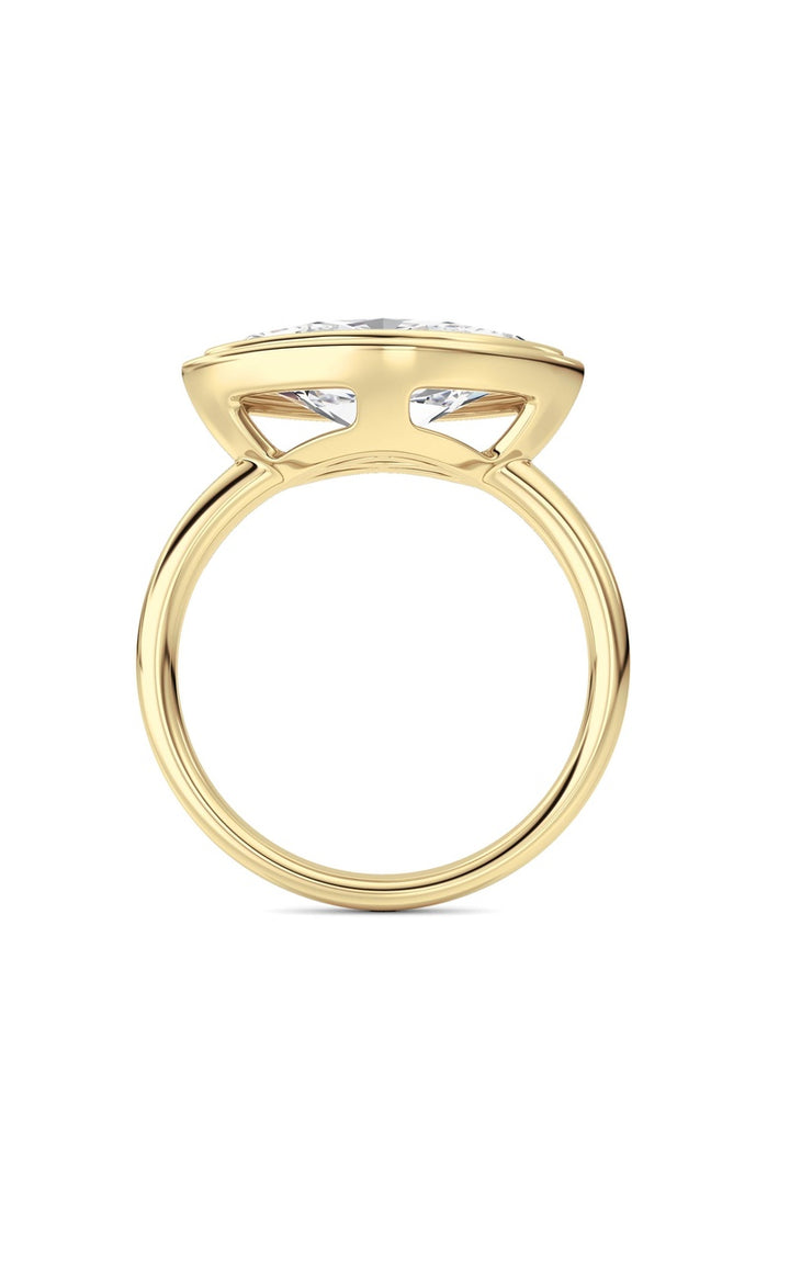 14K White Gold Ring KJ03333R.MQ-3-21F