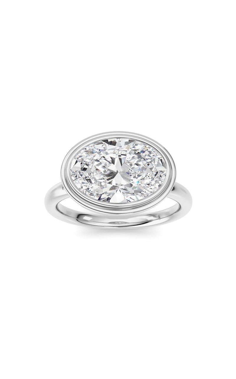 14K White Gold Ring KJ03333R.OV-3-21F