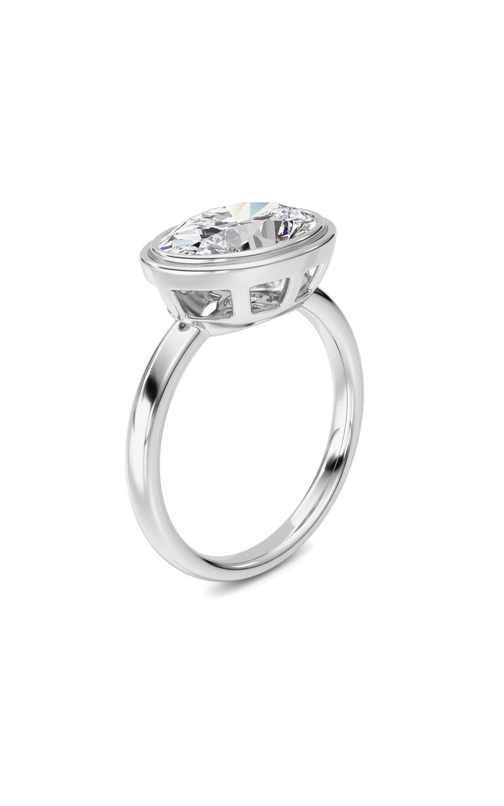 14K White Gold Ring KJ03333R.OV-3-21F