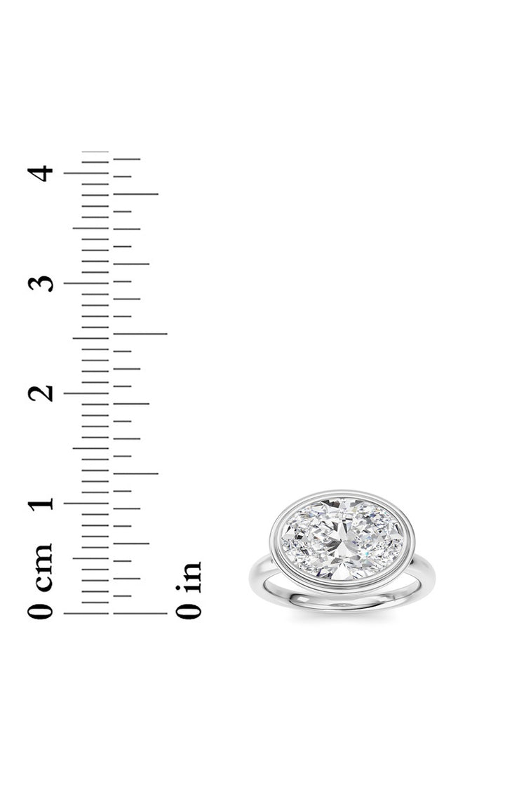14K White Gold Ring KJ03333R.OV-3-21F