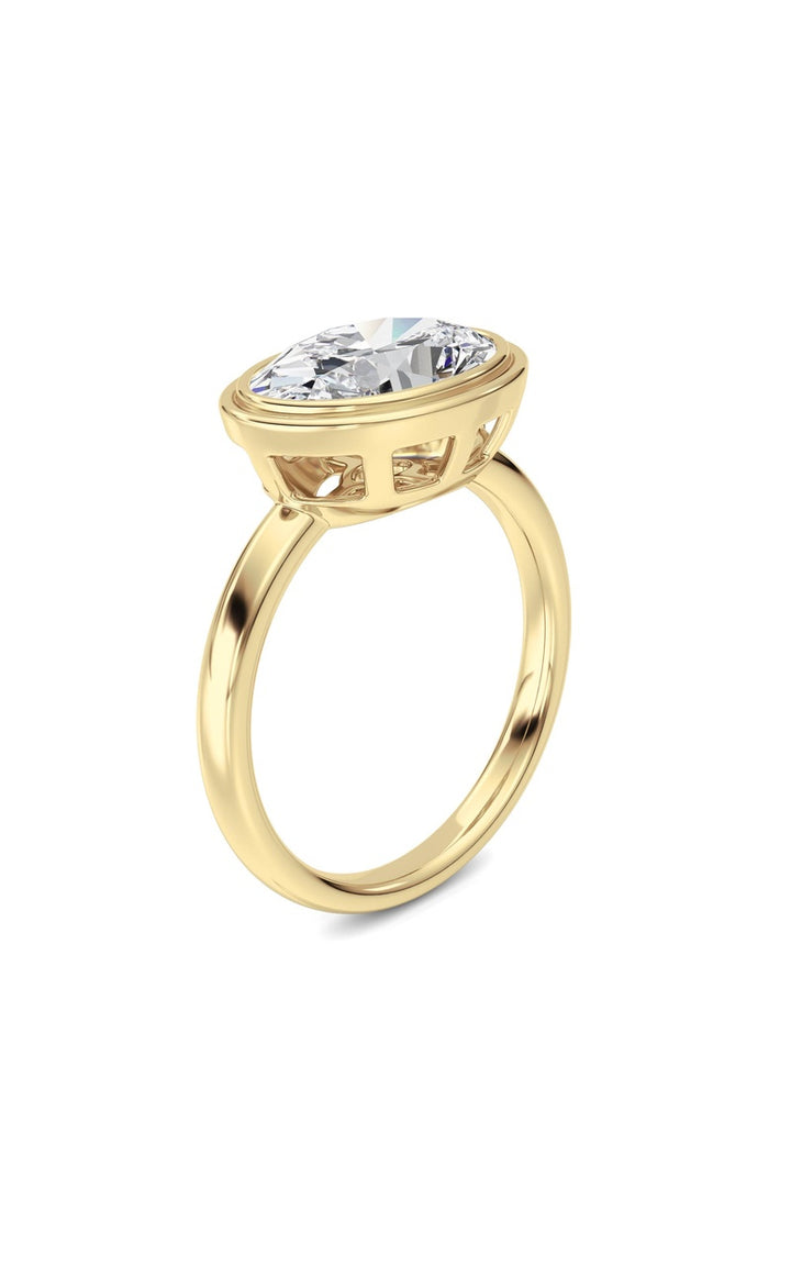 14K White Gold Ring KJ03333R.OV-3-21F