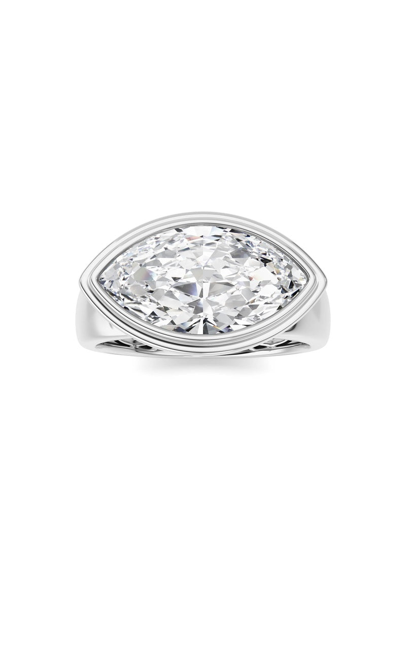 14K White Gold Ring KJ03334R.MQ-3-21F