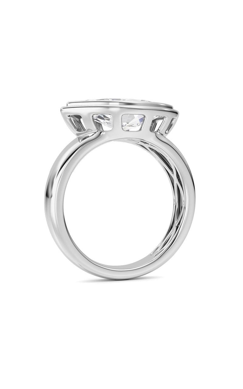 14K White Gold Ring KJ03334R.MQ-3-21F