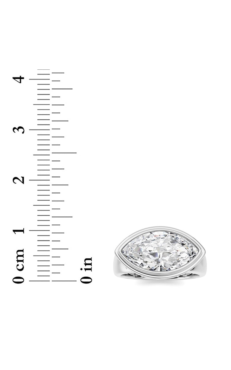 14K White Gold Ring KJ03334R.MQ-3-21F