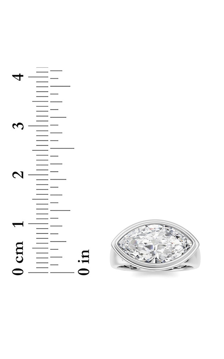 14K White Gold Ring KJ03334R.MQ-3-21F