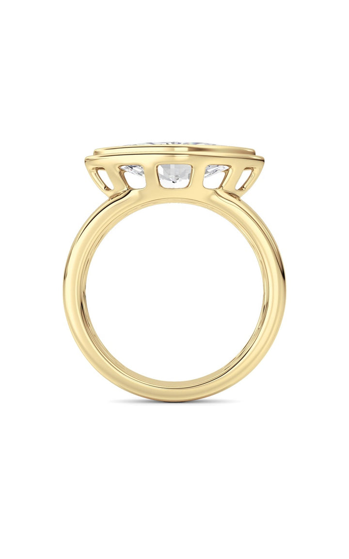 14K White Gold Ring KJ03334R.MQ-3-21F