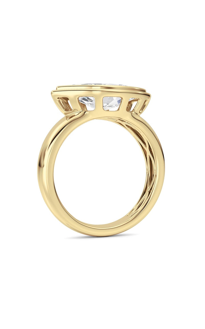 14K White Gold Ring KJ03334R.MQ-3-21F