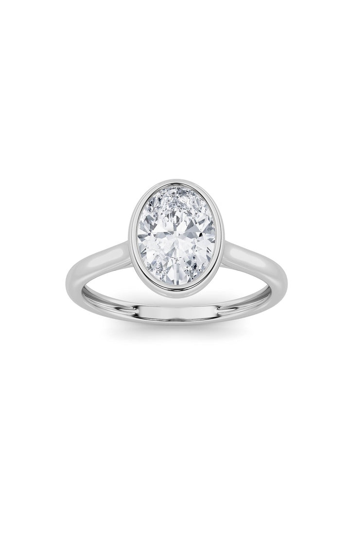 14K White Gold Ring KJ40039R.OV-1-21F