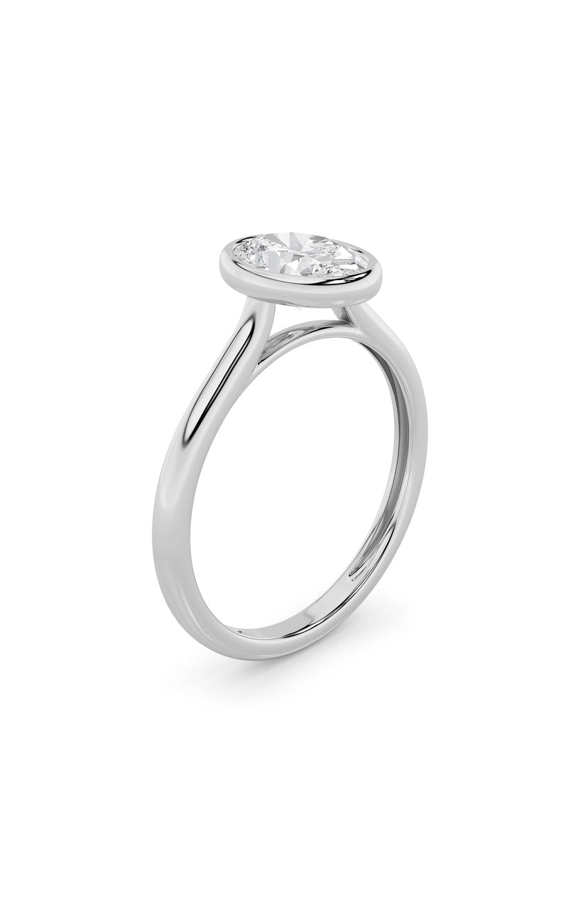 14K White Gold Ring KJ40039R.OV-1-21F