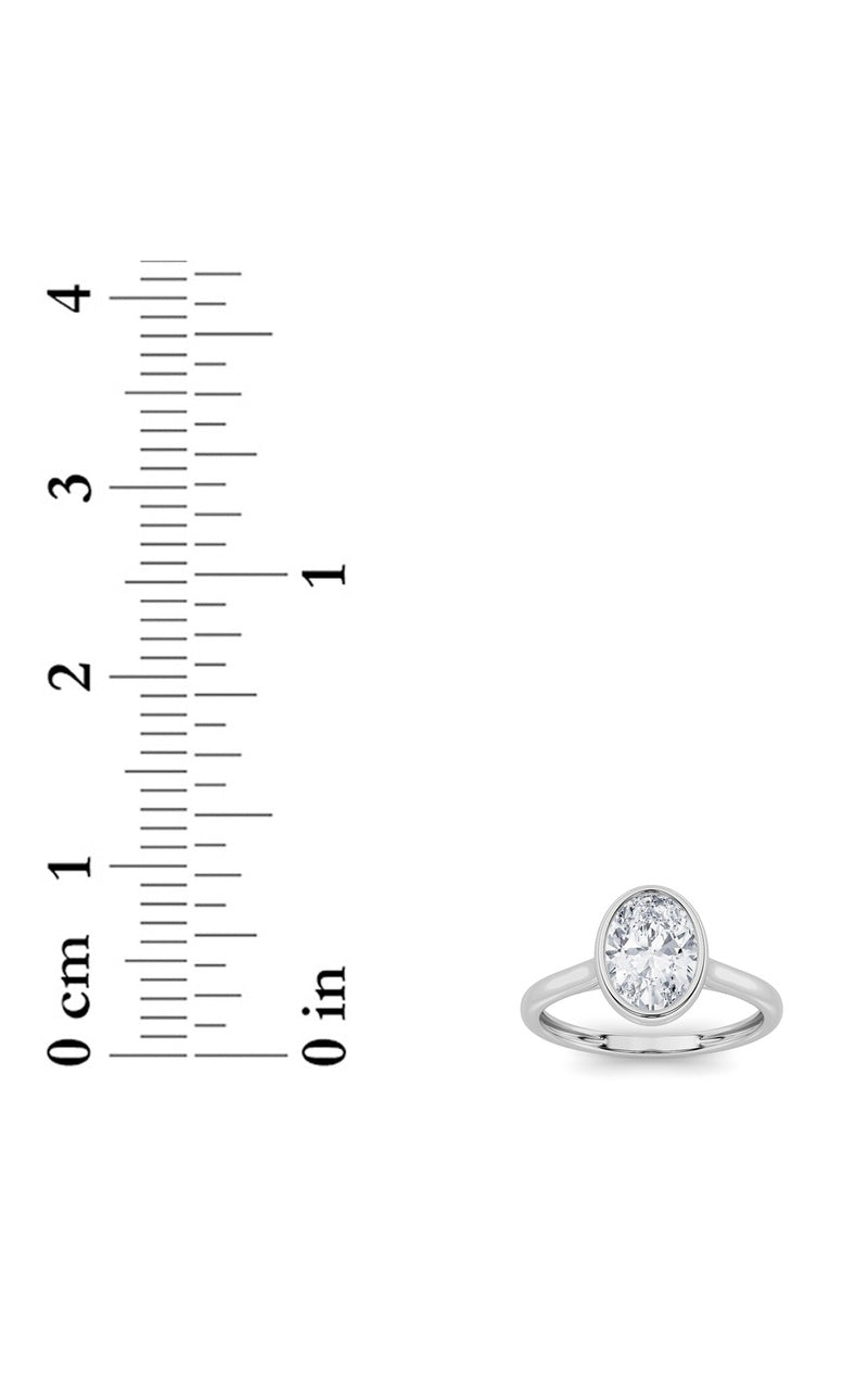 14K White Gold Ring KJ40039R.OV-1-21F