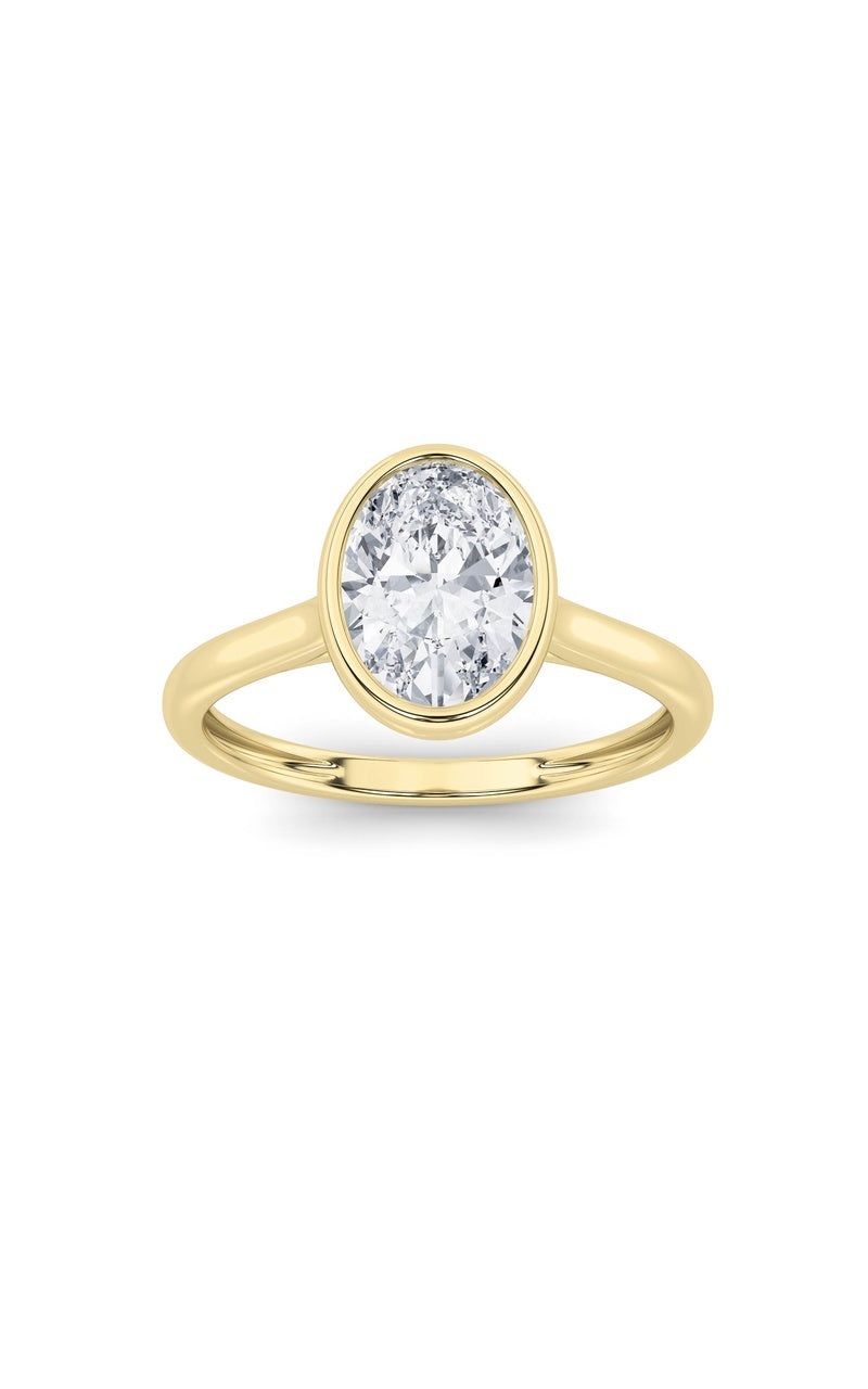 14K White Gold Ring KJ40039R.OV-1-21F