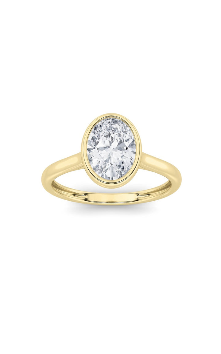 14K White Gold Ring KJ40039R.OV-1-21F