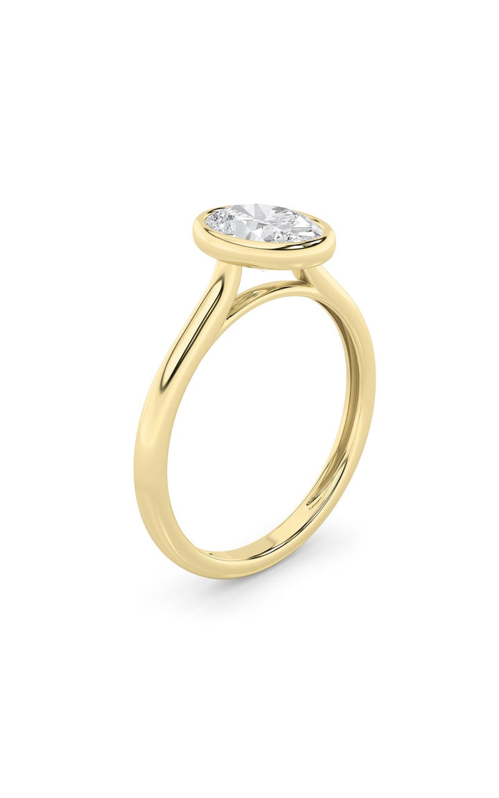 14K White Gold Ring KJ40039R.OV-1-21F