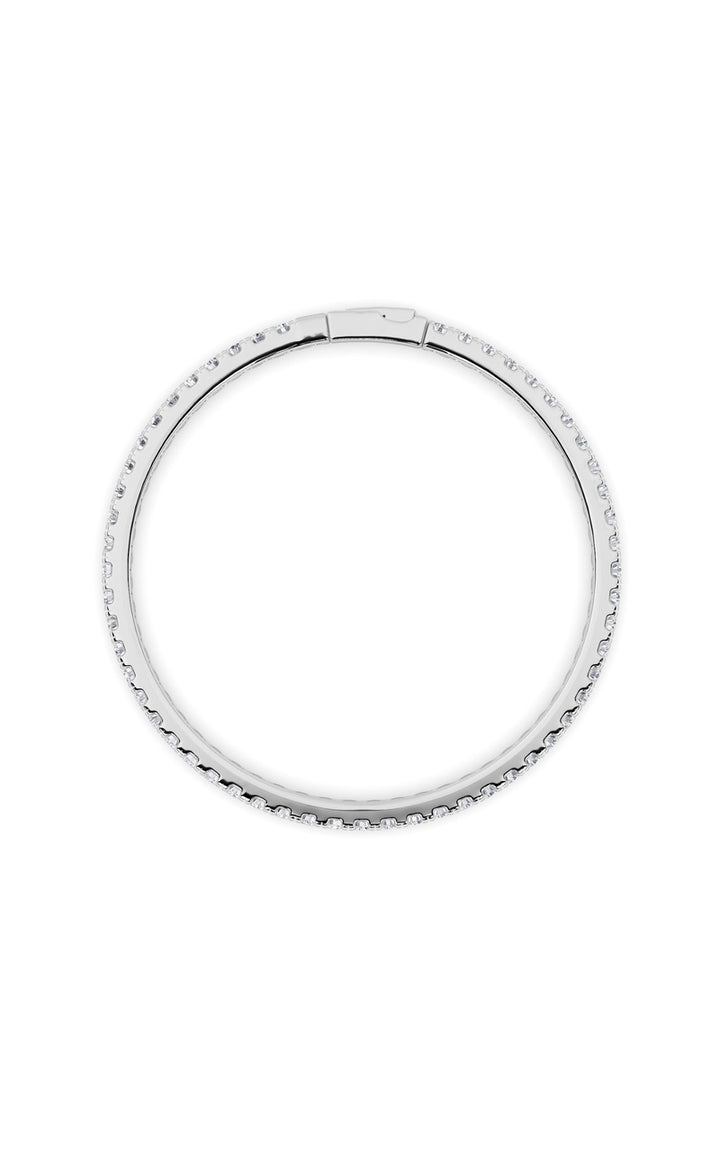 5.5Cttw Round Shaped Lab Grown Diamond (GVS)  Bracelet in 14K Gold