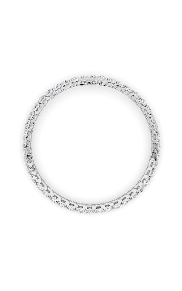 10.25Cttw Round Shaped Lab Grown Diamond (F/VS) Bracelet in 14K Gold
