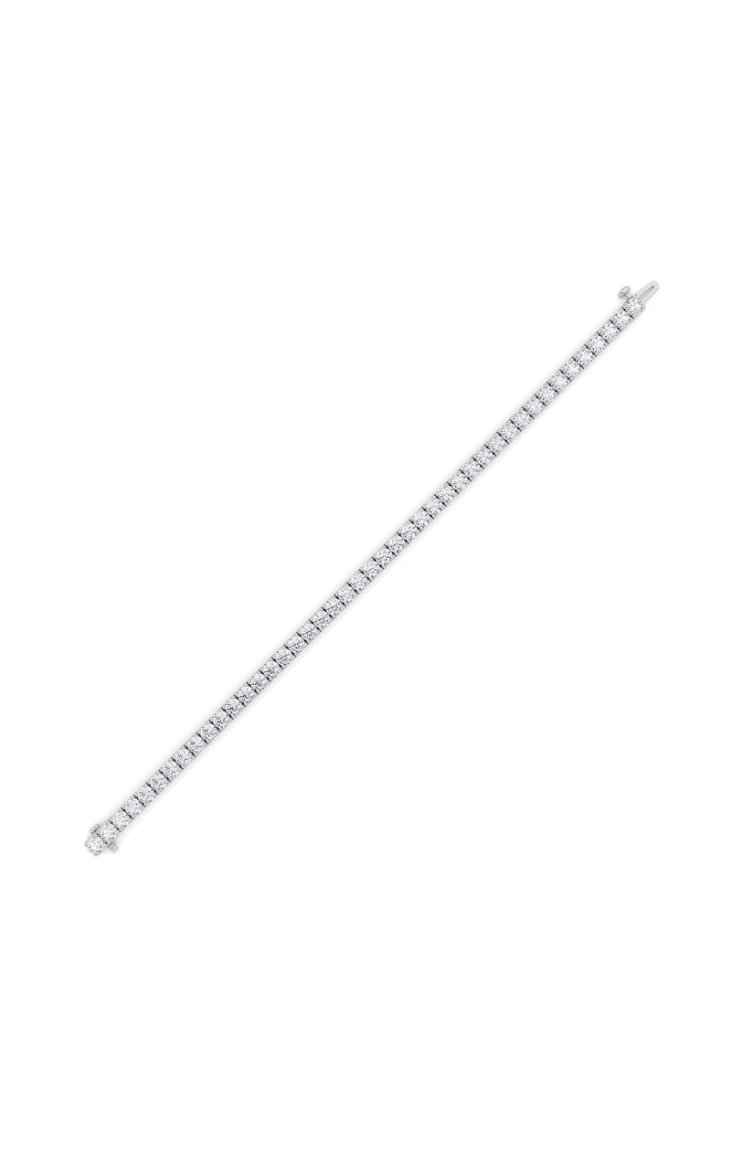 10.25Cttw Round Shaped Lab Grown Diamond (F/VS) Bracelet in 14K Gold