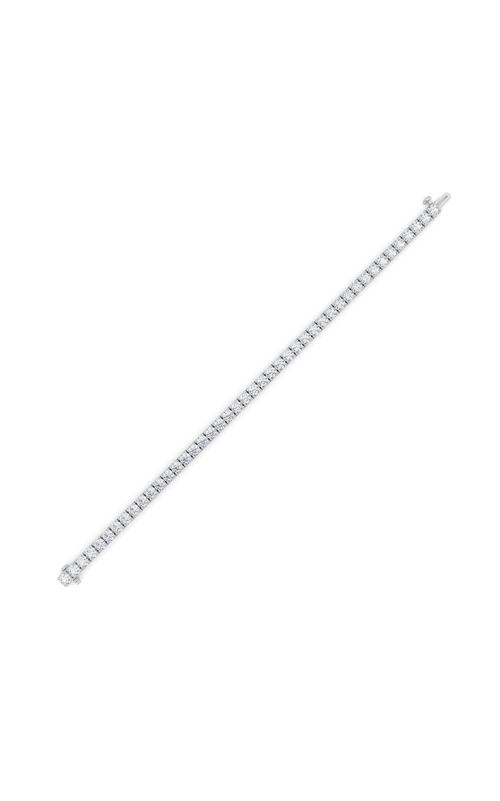 10.25Cttw Round Shaped Lab Grown Diamond (F/VS) Bracelet in 14K Gold