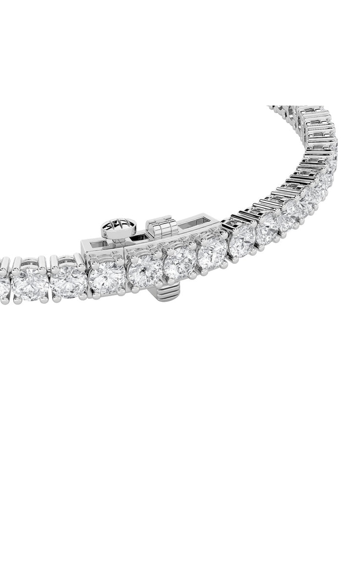 14K White Gold Bracelet KJ01855B.RD-5-21F
