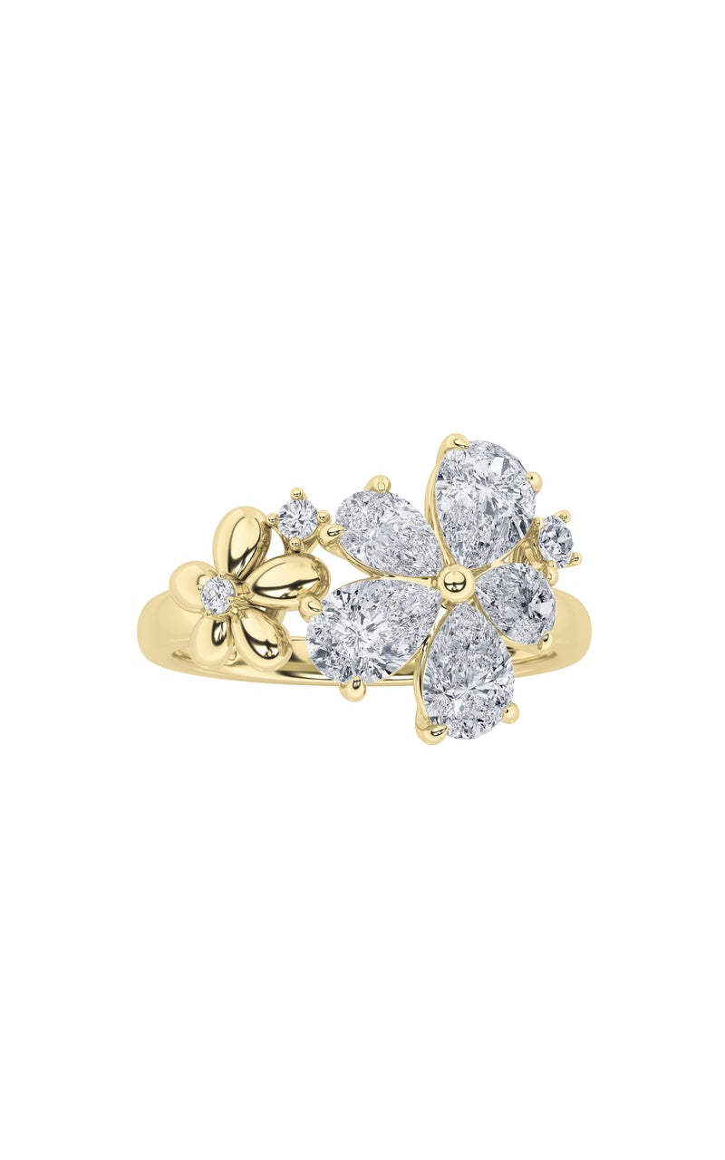 5.4Cttw Mix Shaped Lab Grown Diamond (F/VS) Bracelet in 14K Gold