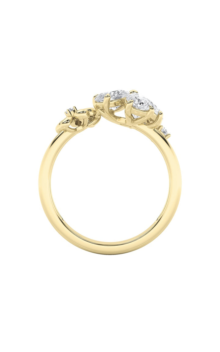 5.4Cttw Mix Shaped Lab Grown Diamond (F/VS) Bracelet in 14K Gold