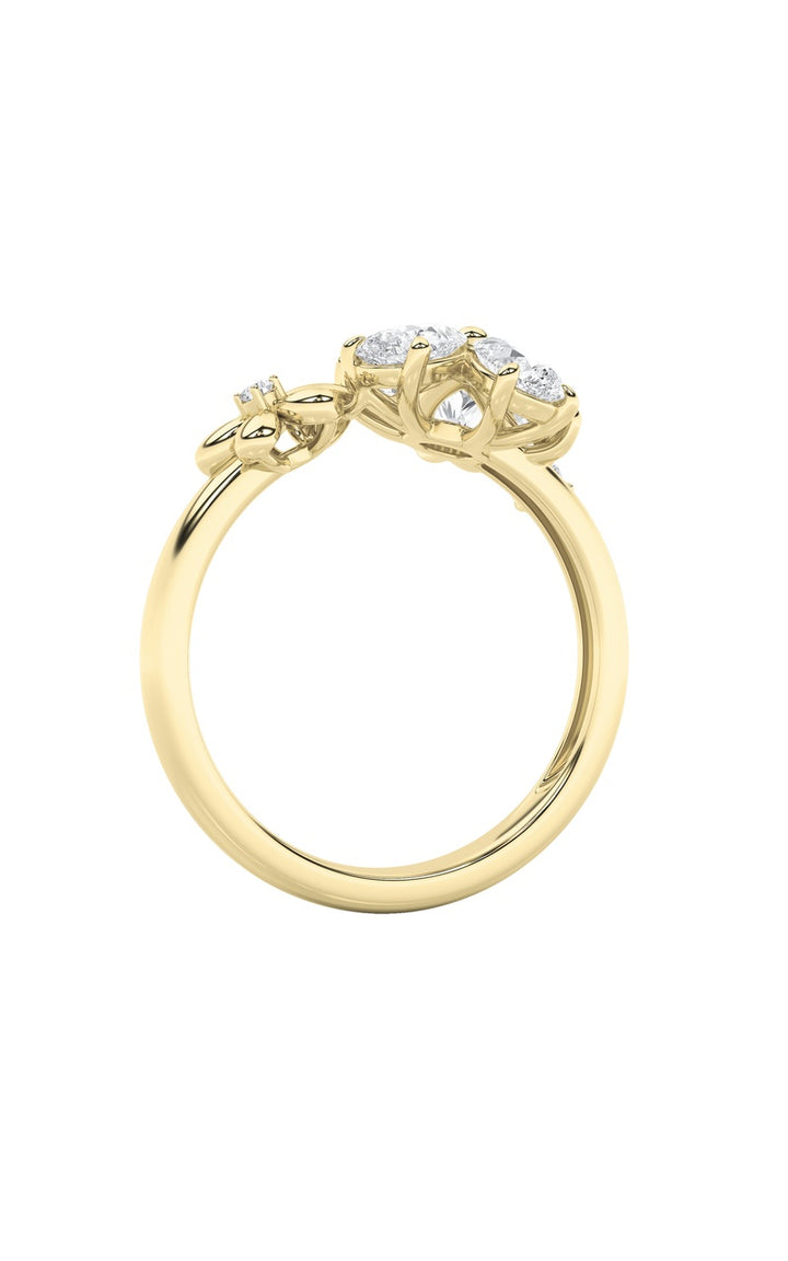 5.4Cttw Mix Shaped Lab Grown Diamond (F/VS) Bracelet in 14K Gold