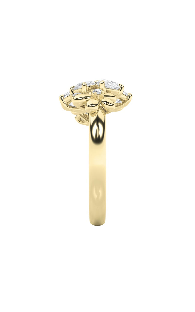 5.4Cttw Mix Shaped Lab Grown Diamond (F/VS) Bracelet in 14K Gold