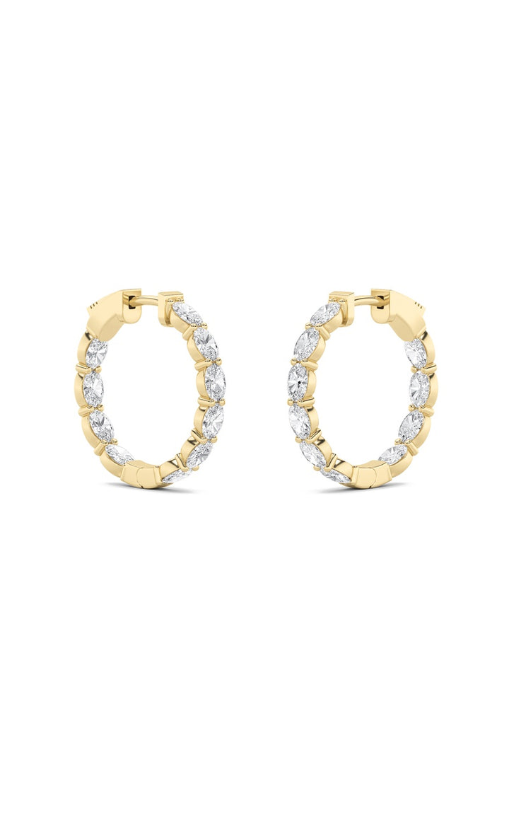 14K White Gold Earring KJ00179H.OV-4-21F