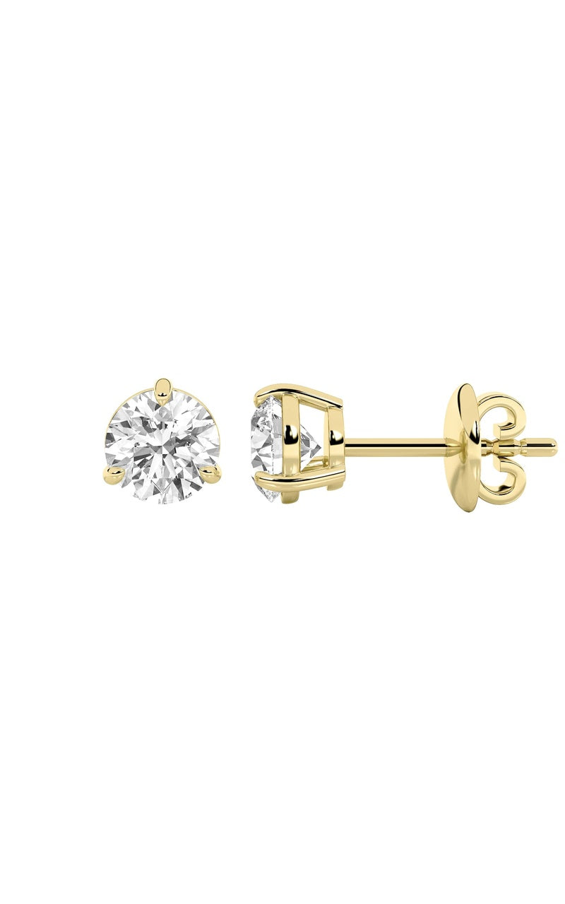 14K White Gold Earring KJ00206E3.RD-1-21F