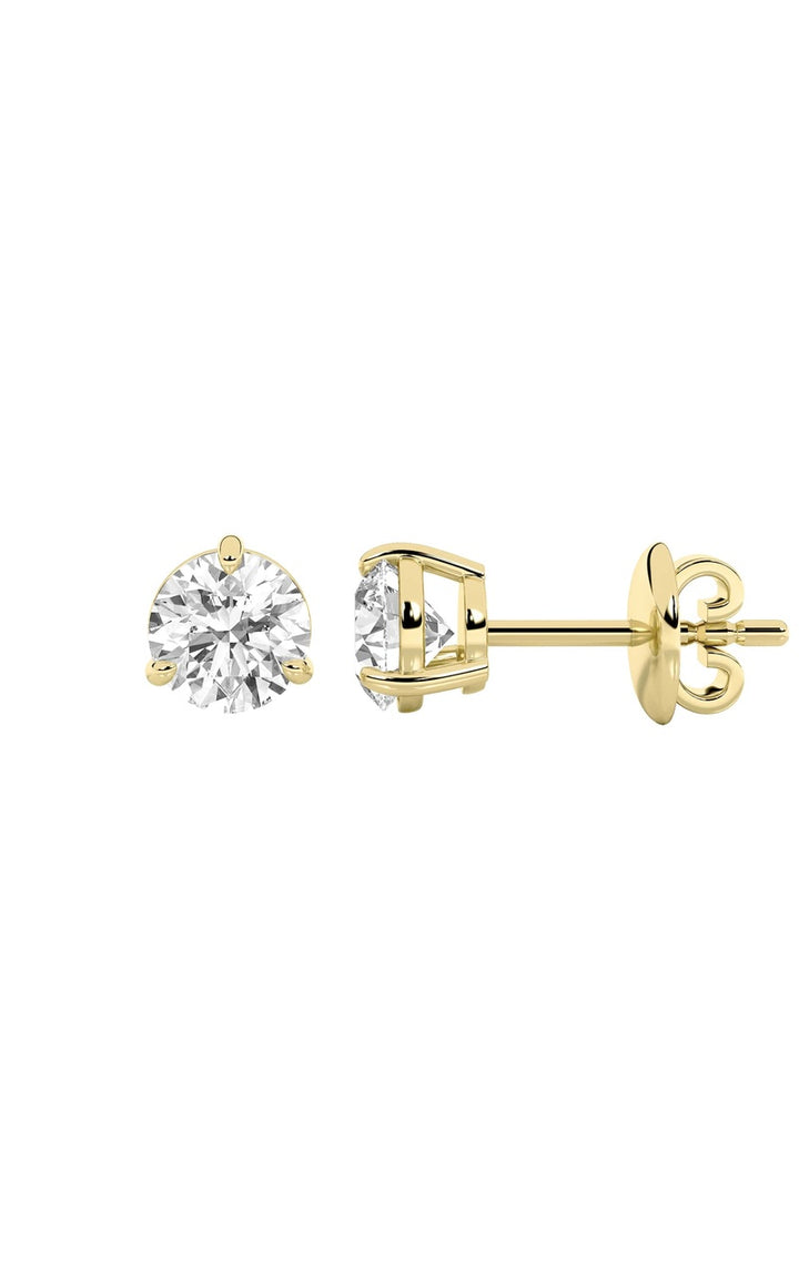 14K White Gold Earring KJ00206E3.RD-1-21F