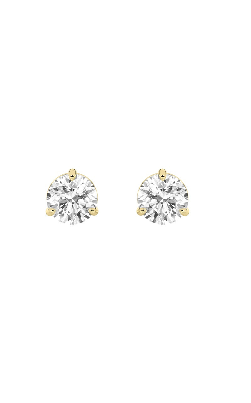 14K White Gold Earring KJ00206E3.RD-1-21F