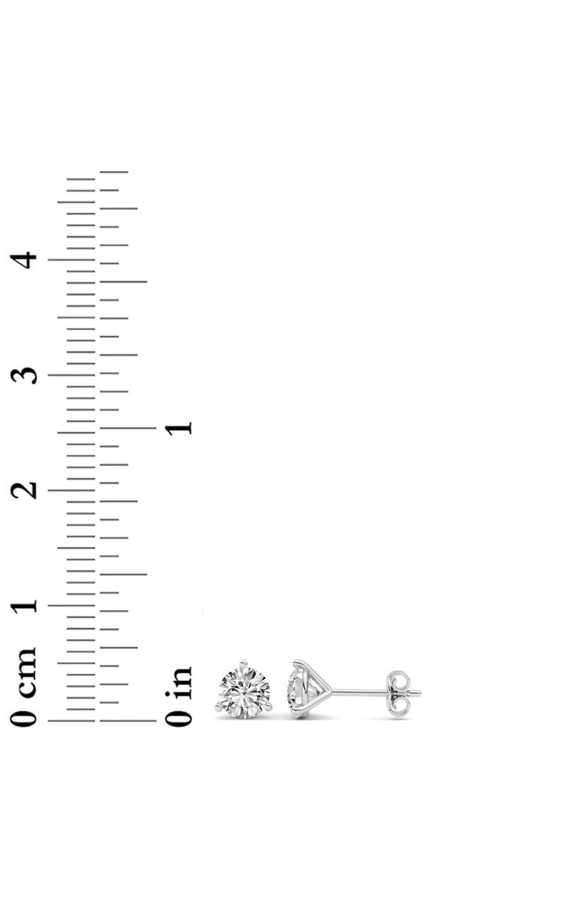 14K White Gold Earring KJ01724E.RD-1-21F