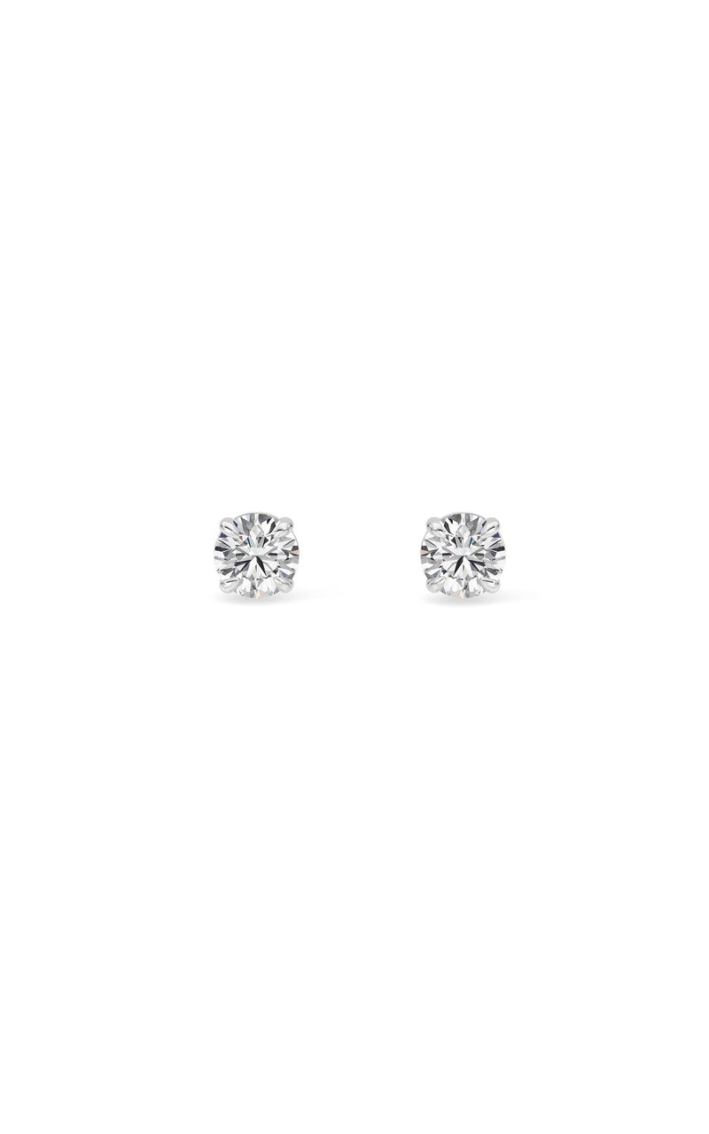 0.5Cttw Round Shaped Lab Grown Diamond (F/VS) Stud Earrings in 14K Gold