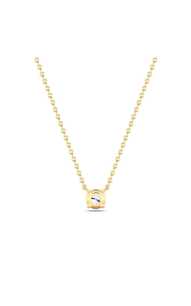1.5Cttw Round Shaped Lab Grown Diamond (F/VS)  Necklace in 14K Gold