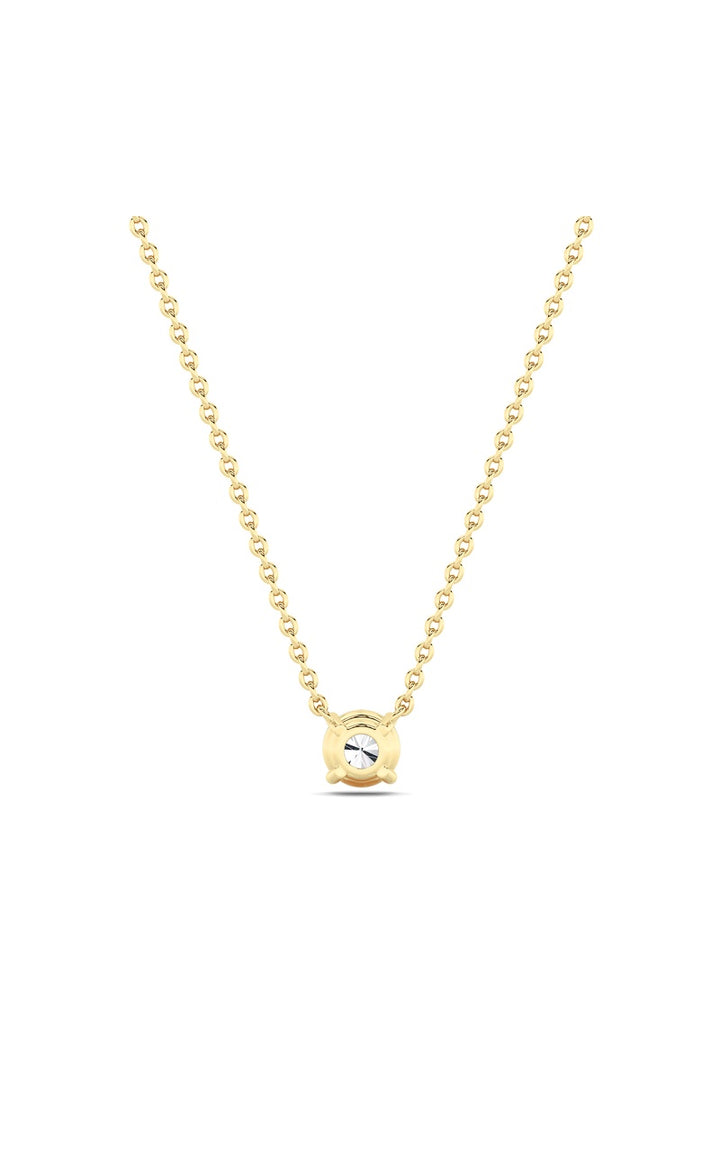 1.5Cttw Round Shaped Lab Grown Diamond (F/VS)  Necklace in 14K Gold