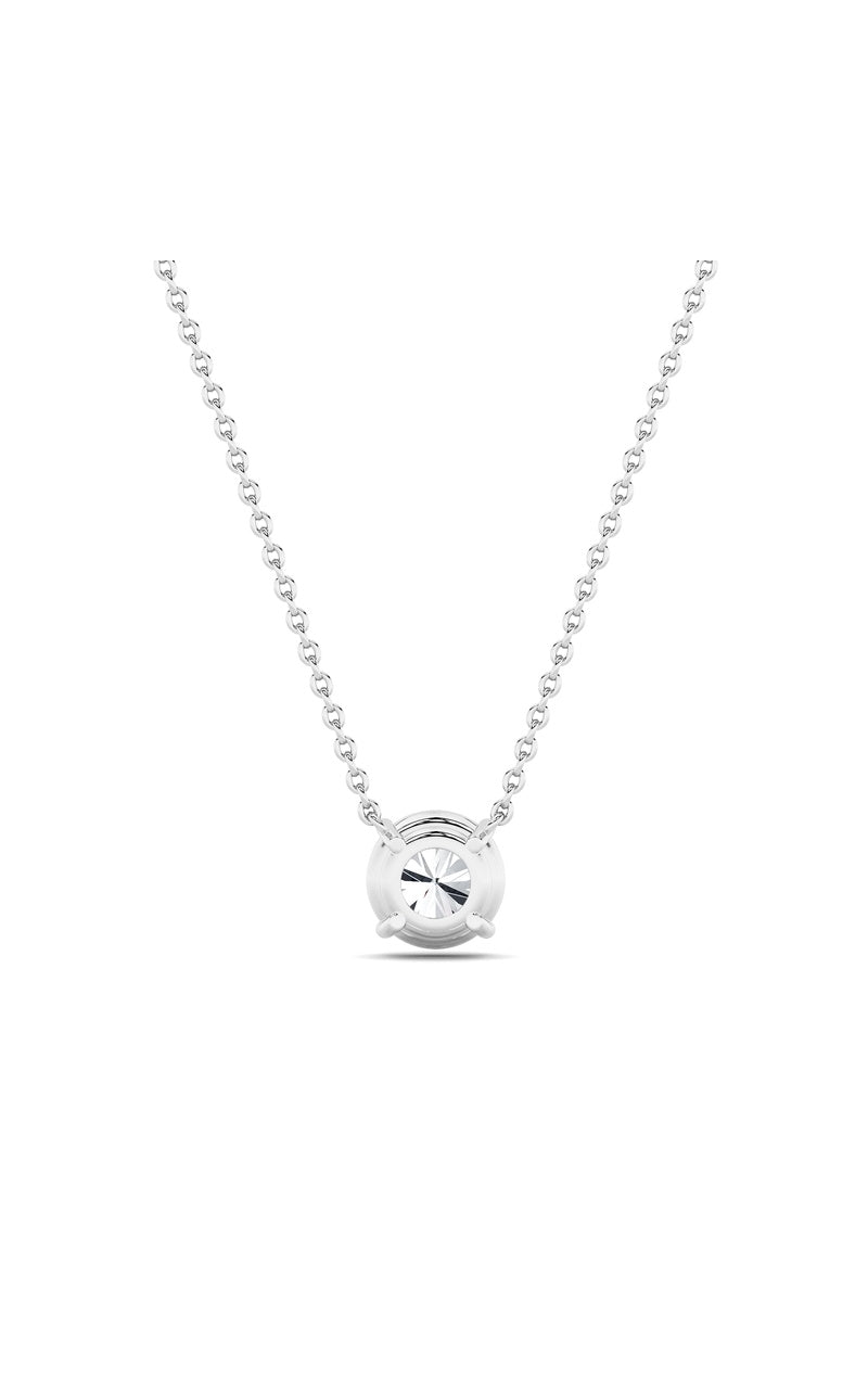 2.5Cttw Round Shaped Lab Grown Diamond (F/VS)  Necklace in 14K Gold
