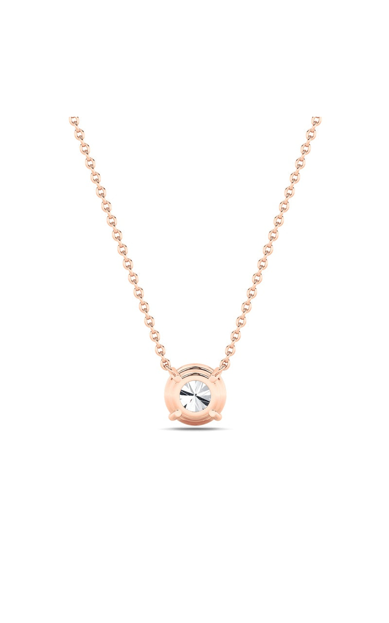 2.5Cttw Round Shaped Lab Grown Diamond (F/VS)  Necklace in 14K Gold