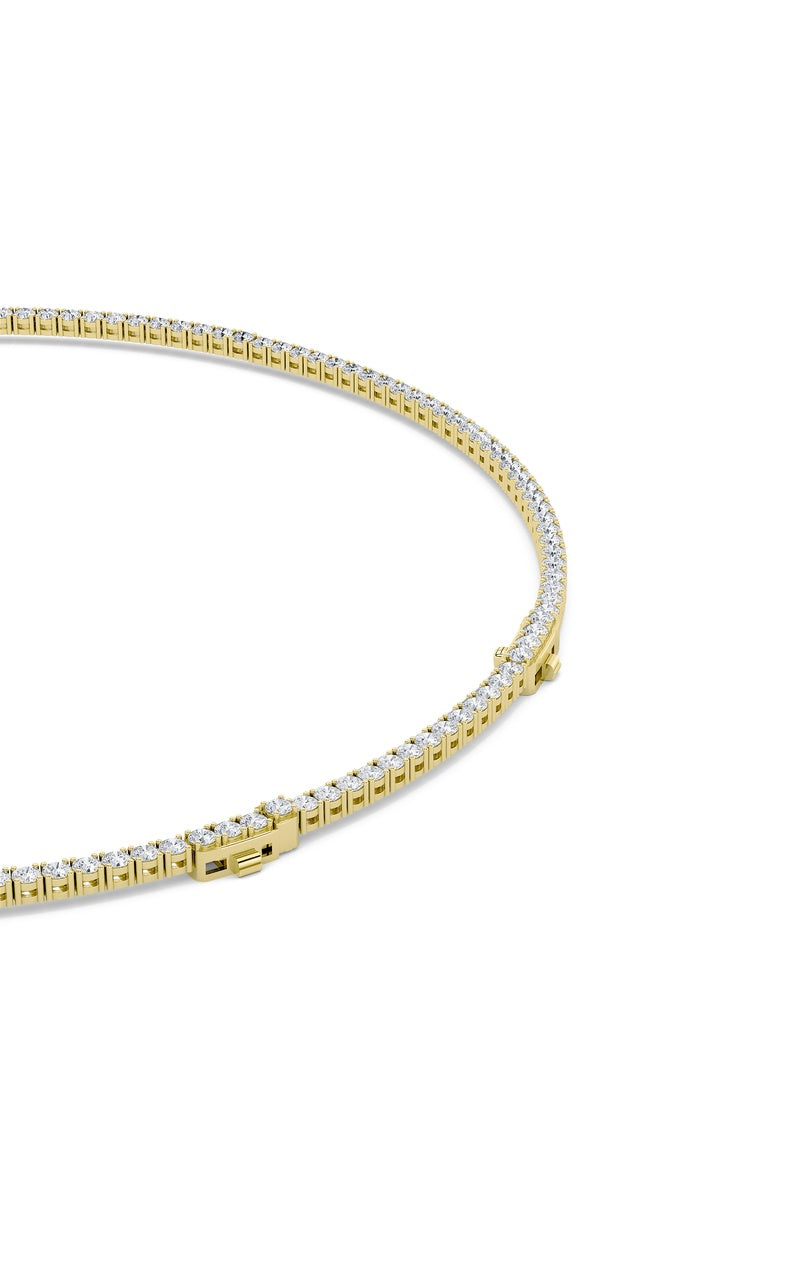 14K White Gold Necklace KJ00223N.RD-15-21F