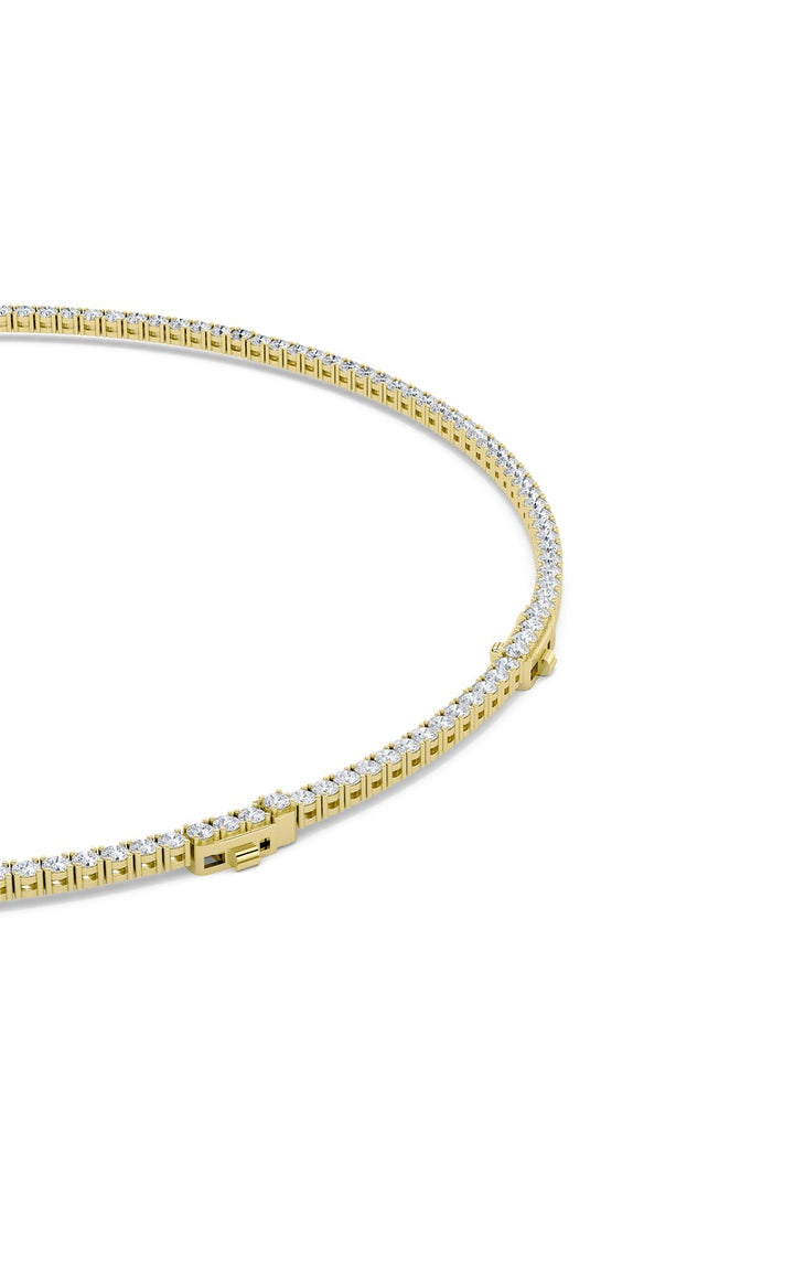 14K White Gold Necklace KJ00223N.RD-15-21F