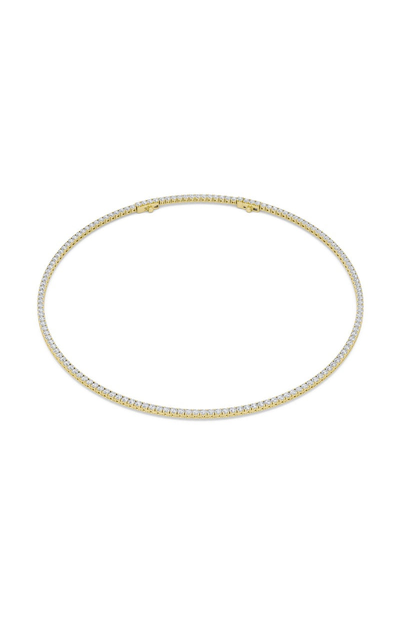 14K White Gold Necklace KJ00223N.RD-15-21F