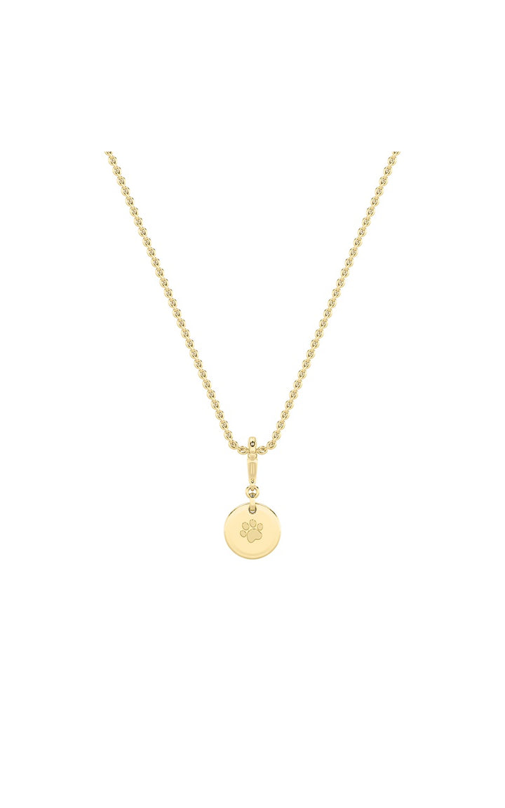 1Cttw Emerald Shaped Lab Grown Diamond (F/VS) Dog Tag Pendant in 14K Gold