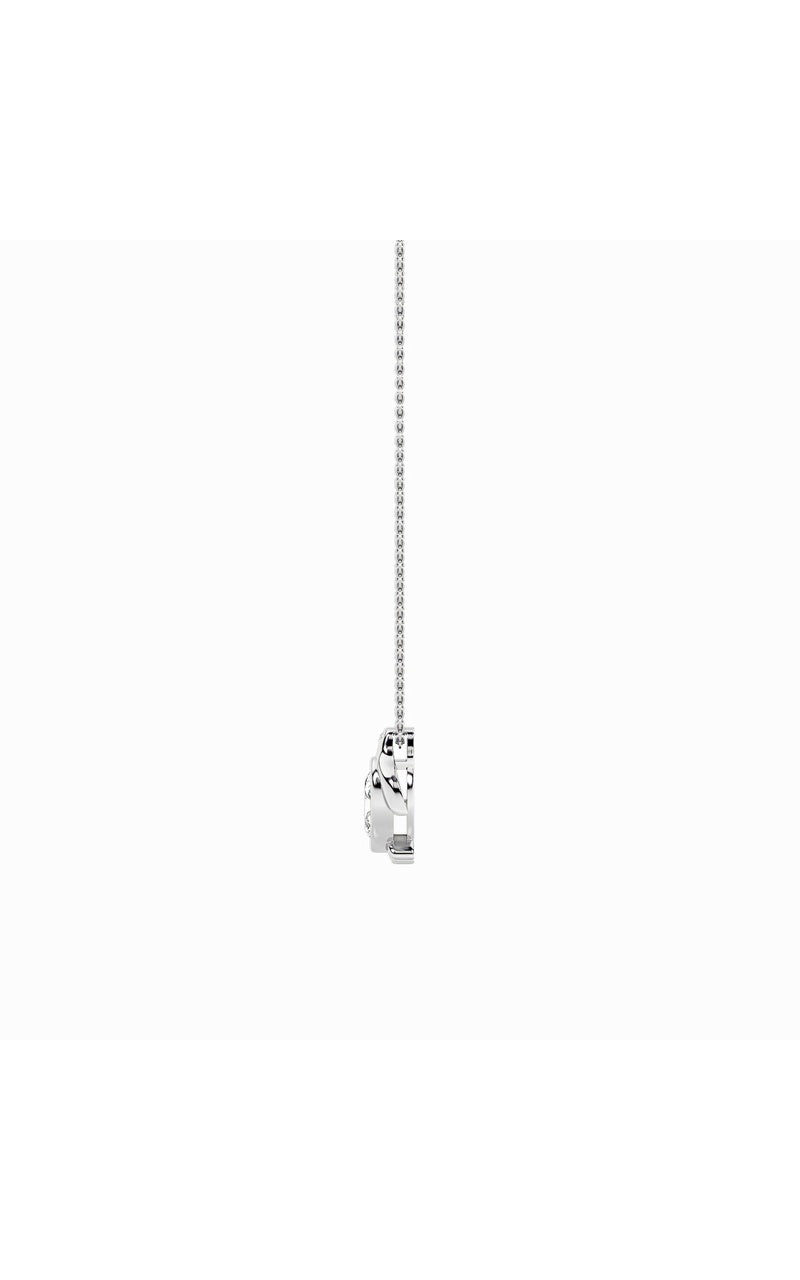 1Cttw Oval Shaped Lab Grown Diamond (F/VS)  Pendant in 14K Gold