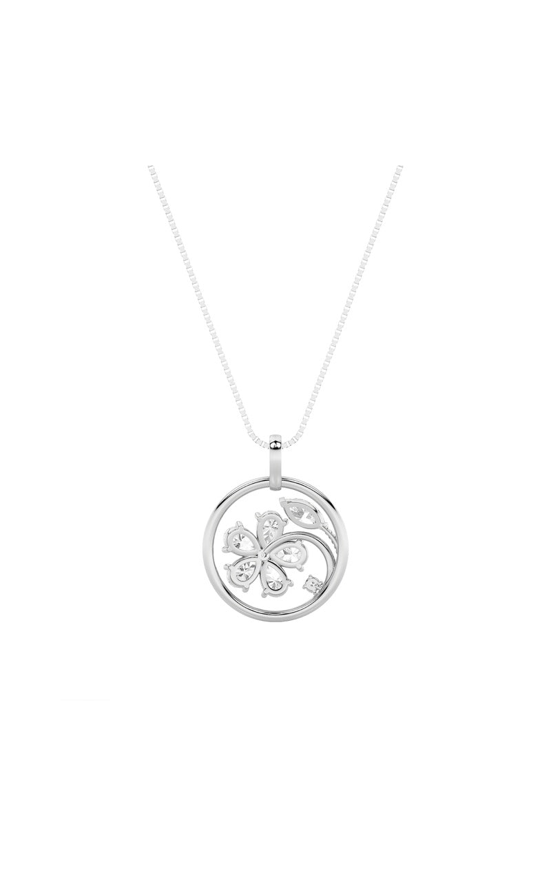 2Cttw Marquise Shaped Lab Grown Diamond (F/VS) Pendant in 14K Gold