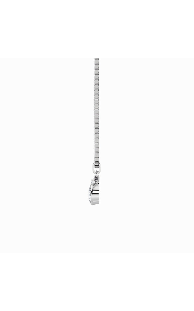 1Cttw Pear Shaped Lab Grown Diamond (F/VS) Zodiac Pendant in 14K Gold