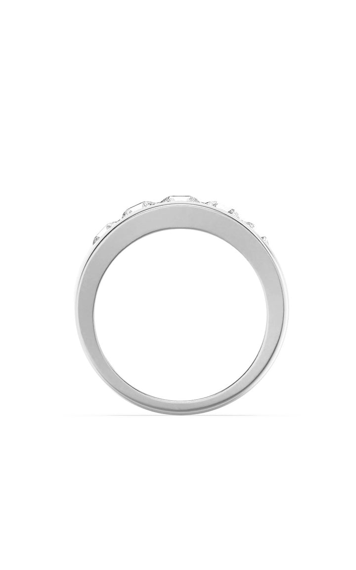 2Cttw Round Shaped Lab Grown Diamond (F/VS) Mens Ring in 14K Gold