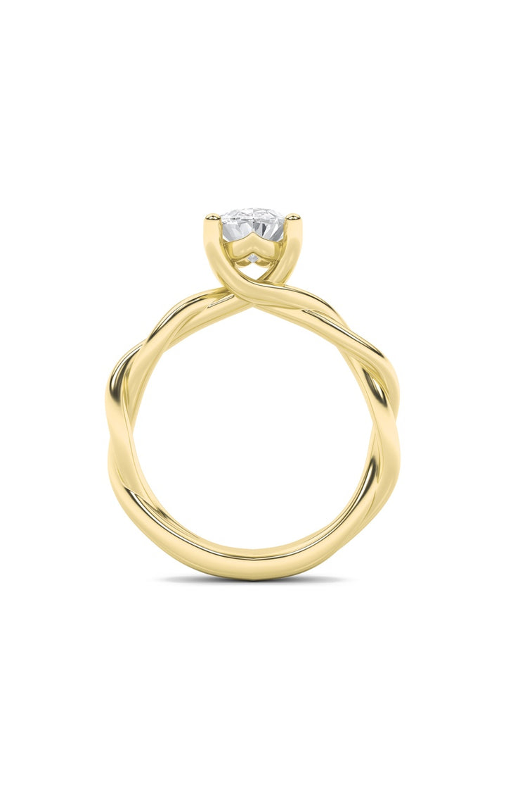 14K White Gold Ring KJ01060R.OV-1.5-21F