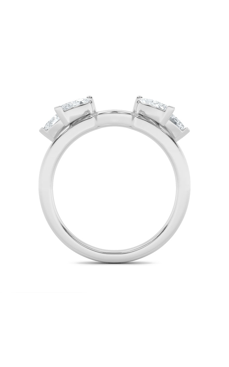 1Cttw Marquise Shaped Lab Grown Diamond (F/VS) Wrap Ring in 14K Gold
